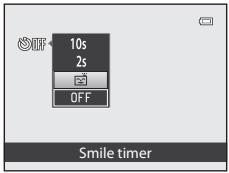 OFF 10s 2s OFF Smile timer