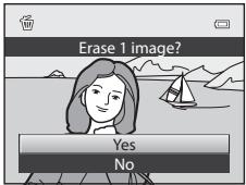 Erase 1 image? Yes No