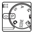NIKON COOLPIX P300 - Rotate the mode dial to P. - 1