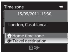 Time zone 15/05/2011 15:30 London, Casablanca Home time zone Travel destination