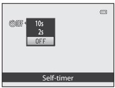 NIKON COOLPIX P500 - Press the multi selector  or  to choose 10s or 2s and press the OK button. - 1