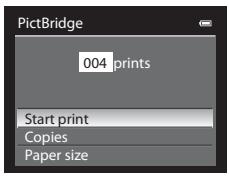 NIKON COOLPIX P500 - Choose Start print and press the 默 button. - 1