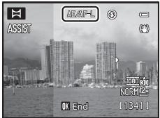 NIKON COOLPIX P500 - AE/AF-L (exposure lock) Indicator - 1