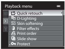 NIKON COOLPIX P500 - Displaying the Playback Menu - 3