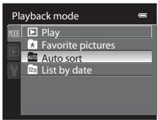 NIKON COOLPIX P500 - Viewing Images in Auto Sort Mode - 2