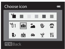 NIKON COOLPIX P500 - Changing the Album Icons - 6
