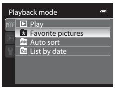 NIKON COOLPIX P500 - Use the multi selector to choose a playback mode. - 1