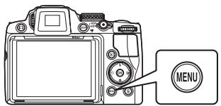 NIKON COOLPIX P500 - MENU (Menu) Button - 1