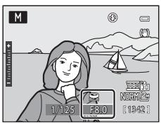 NIKON COOLPIX P500 - Rotate the command dial to choose an aperture value. - 2