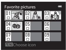 NIKON COOLPIX P500 - Changing the Album Icons - 4