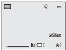 NIKON COOLPIX P500 - Press the  (film movie-record) button to start the movie recording. - 2