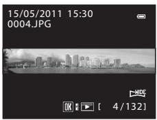 NIKON COOLPIX P500 - Viewing Pictures Recorded with Easy Panorama - 1