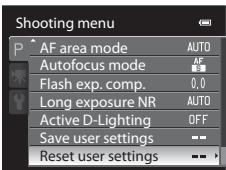 NIKON COOLPIX P500 - Resetting Saved Settings - 1