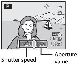 NIKON COOLPIX P500 - Shutter Speed and Aperture Value - 1