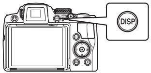 NIKON COOLPIX P500 - DISP(Display)Button - 1