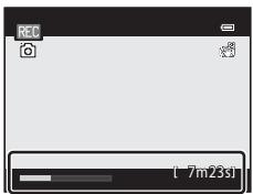 NIKON COOLPIX P500 - Press the  (film-recording) button to start movie recording. - 2