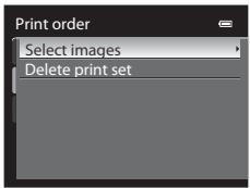 NIKON COOLPIX P500 - Print Order: Setting the Pictures and Number of Copies to Print - 1