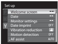 NIKON COOLPIX P7000 - Switching Between Tabs in the Menu Screen - 5