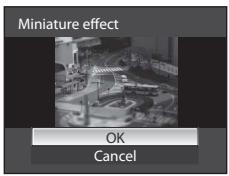 NIKON COOLPIX P7000 - Miniature Effect: Setting Close-up Miniature Effects - 3