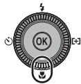 NIKON COOLPIX P7000 - Press (focus mode) on the rotary multi selector to display the setup menu for focus mode. - 1