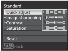NIKON COOLPIX P7000 - Press  or  to highlight the desired setting (94) and press  or  to choose a value. - 1
