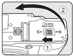 NIKON COOLPIX P7000 - Inserting the Memory Card - 1