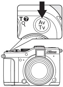 NIKON COOLPIX P7000 - AvTv (Av/Tv) Button - 1