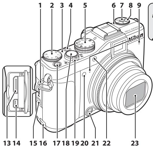 NIKON COOLPIX P7000 - Camera Body - 1