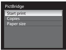 NIKON COOLPIX P7000 - Choose Start print and press the OK button. - 1