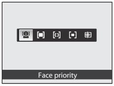 NIKON COOLPIX P7000 - Rotate the rotary multi selector to choose the desired focus area and press the OK button. - 1