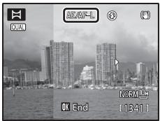 NIKON COOLPIX P7000 - AE/AF-L (exposure lock) Indicator - 1