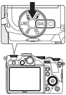 NIKON COOLPIX P7000 - Quick Menu Dial and Quick Menu Button - 1