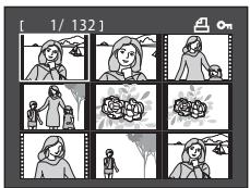 NIKON COOLPIX P7000 - Viewing Multiple Pictures: Thumbnail Playback - 1