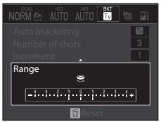 NIKON COOLPIX P7000 - Setting the Bracketing - 5
