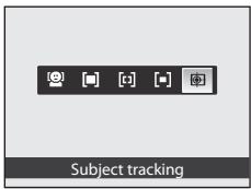 NIKON COOLPIX P7000 - Rotate the rotary multi selector to choose (subject tracking) and press the 出 button. - 1