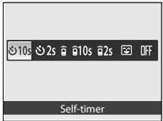 NIKON COOLPIX P7000 - Use the rotary multi selector to choose 10s or 2s and press the  button. - 1