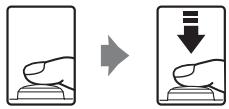 NIKON COOLPIX P7000 - Press the shutter-release button halfway. - 1