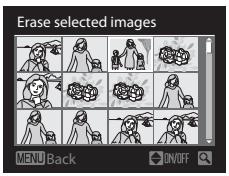NIKON COOLPIX P7000 - Rotate the rotary multi selector, or press  or  to choose the desired picture. - 1