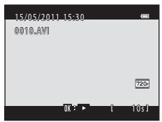 NIKON COOLPIX S3100 - Movie Playback - 1