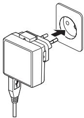 NIKON COOLPIX S3100 - Plug the Charging AC Adapter into an electrical outlet. - 1