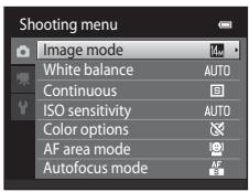 NIKON COOLPIX S3100 - Press the MENU button to display the menu screen. - 2