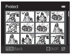 NIKON COOLPIX S3100 - Press  or  to select or deselect (or to specify the number of copies). - 1