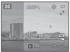 NIKON COOLPIX S3100 - Press the OK button when shooting is complete. - 1
