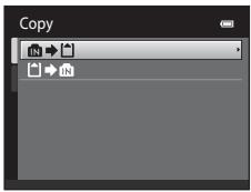 NIKON COOLPIX S3100 - Use the multi selector to select an option from the copy screen and press the OK button. - 1