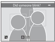 NIKON COOLPIX S3100 - Operating the Blink Warning Screen - 1