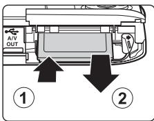 NIKON COOLPIX S3100 - Removing Memory Cards - 1