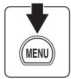 NIKON COOLPIX S3100 - Press the MENU button in shooting mode. - 2