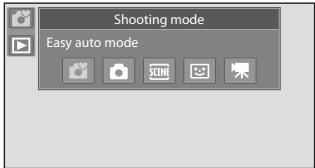 NIKON COOLPIX S80 - Tap the desired shooting mode icon. - 1