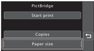 NIKON COOLPIX S80 - Tap Paper size. - 1