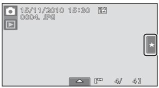 NIKON COOLPIX S80 - Setting the Picture Rating - 1